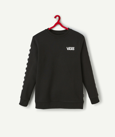 Sweater Nouvelle Arbo   C - EXHIBITION CHECK CREW LONG-SLEEVED SWEATSHIRT IN BLACK