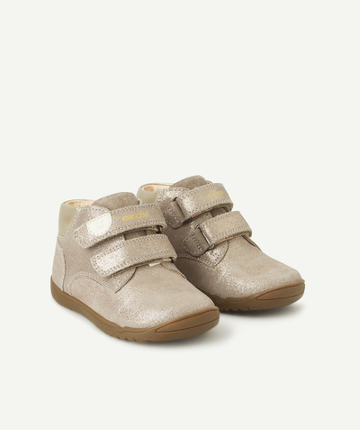 SHOES - BOOTIES Tao Categories - MACCHIA SMOKED GREY BABY GIRL TRAINERS