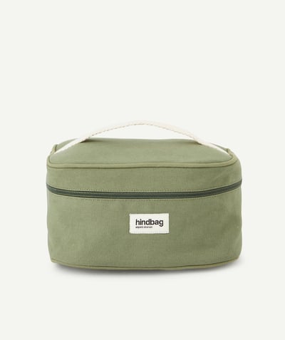 Cosmetics Nouvelle Arbo   C - GASPARD VANITY BAG IN OLIVE GREEN ORGANIC COTTON