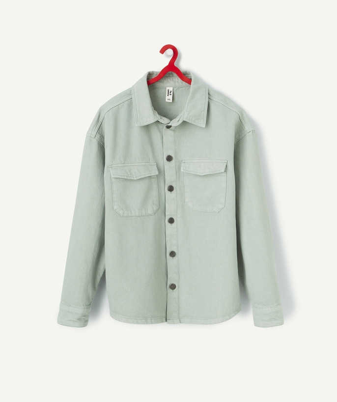 Special Occasion Collection Tao Categories - GREEN BOY'S JACKET WITH POCKETS