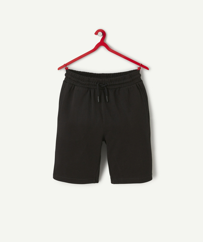 Bermudas - pantalones cortos Categorías TAO - bermuda garçon en coton bio noir