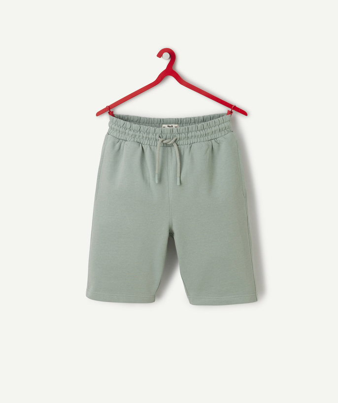 Bermudas - pantalones cortos Categorías TAO - bermuda garçon en coton bio vert