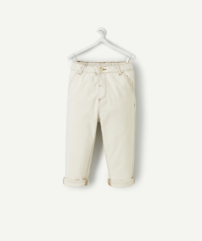 Special Occasion Collection Tao Categories - baby boy relax pants undyed ecru