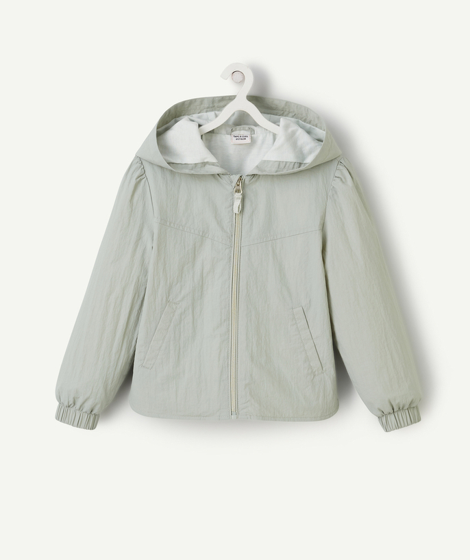 Coat - Padded jacket - Jacket Tao Categories - GIRL'S WINDBREAKER MINT GREEN