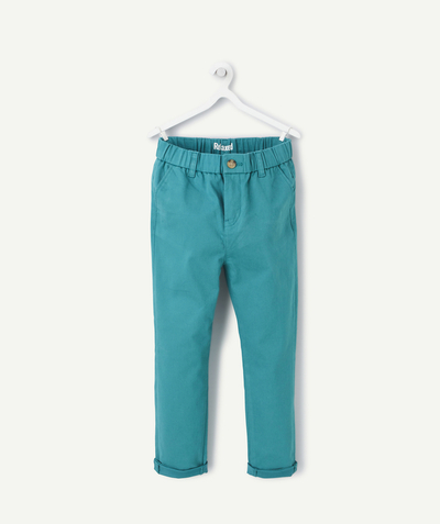 Trousers - Jogging pants Tao Categories - BOY'S RELAX PANTS DUCK BLUE
