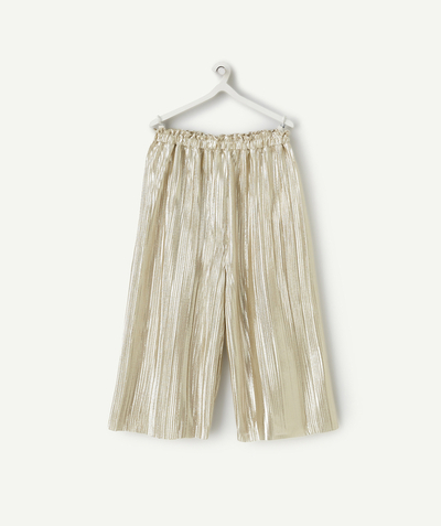 Special Occasion Collection Tao Categories - PLEATED PANTS BABY GIRL GOLD COLOR