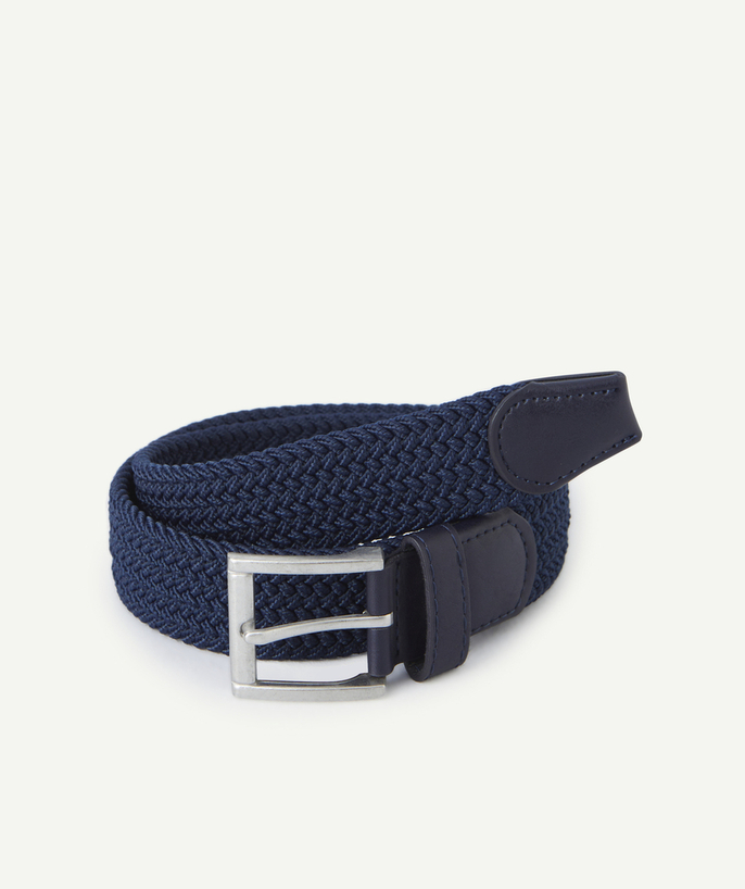 Belts - Braces - Bow ties Tao Categories - BLUE BOY'S BELT WITH METAL BUCKLE