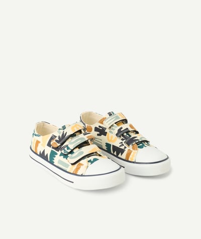 Chaussures, chaussons Categories Tao - baskets à scratchs garçon imprimées motifs géométriques colorés