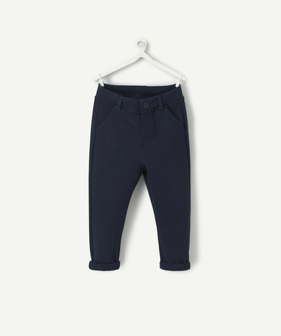 Special Occasion Collection Tao Categories - BABY BOY CHINO PANTS NAVY BLUE MESH