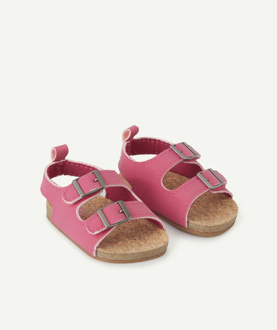 Mała dziewczynka Kategorie TAO - Różowe sandałki na rzep dla dziewczynki