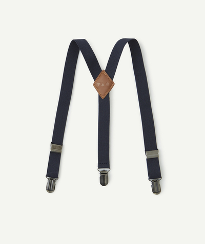 Boy Tao Categories - ADJUSTABLE STRAPS FOR BOYS IN NAVY BLUE AND BROWN