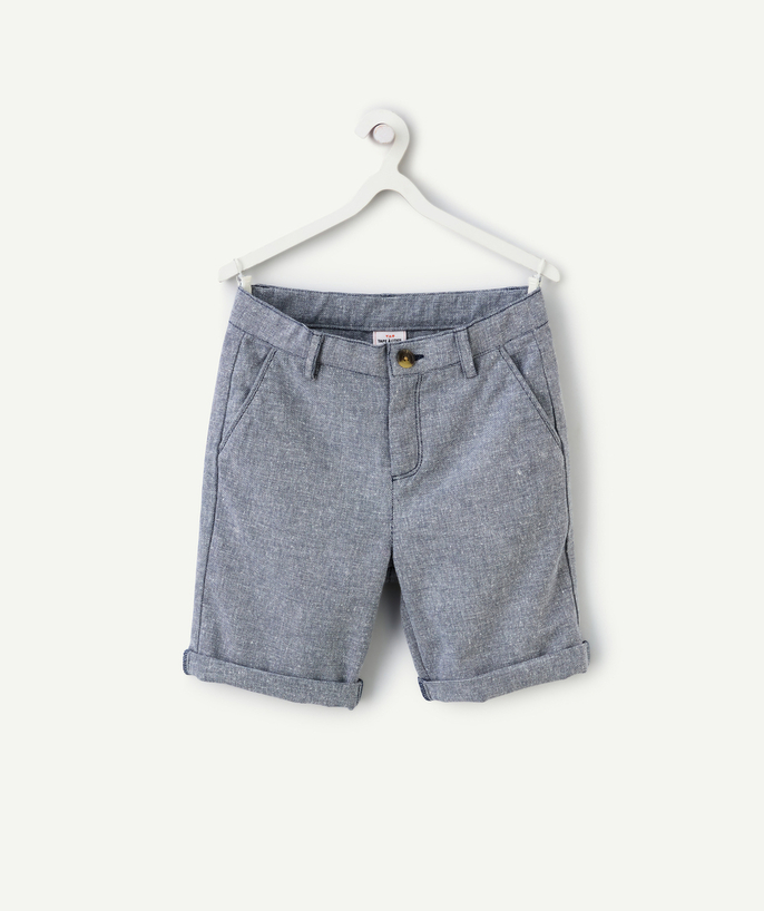 Special Occasion Collection Tao Categories - boy's chino shorts grey blue