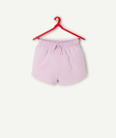 Pantalones cortos - Falda Categorías TAO - shorts morados de algodón orgánico para niñas