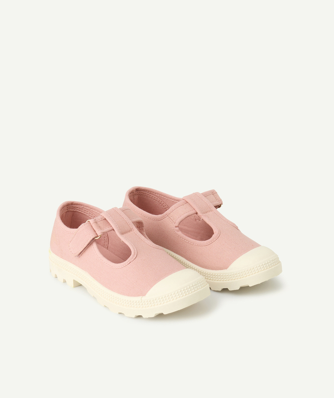 Chaussures, chaussons Categories Tao - basket basse fille ouverte rose