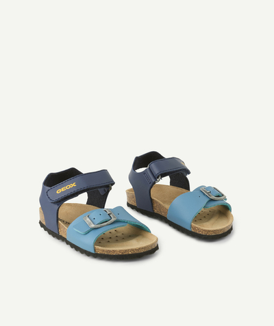 Nouvelle collection Categories Tao - sandales ouvertes bébé garçon chalki avec nuances de bleus