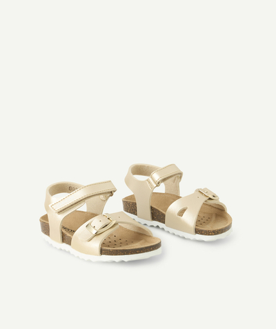 Zapatos, pantuflas Categorías TAO - chalki sandalias abiertas para bebé niña en dorado