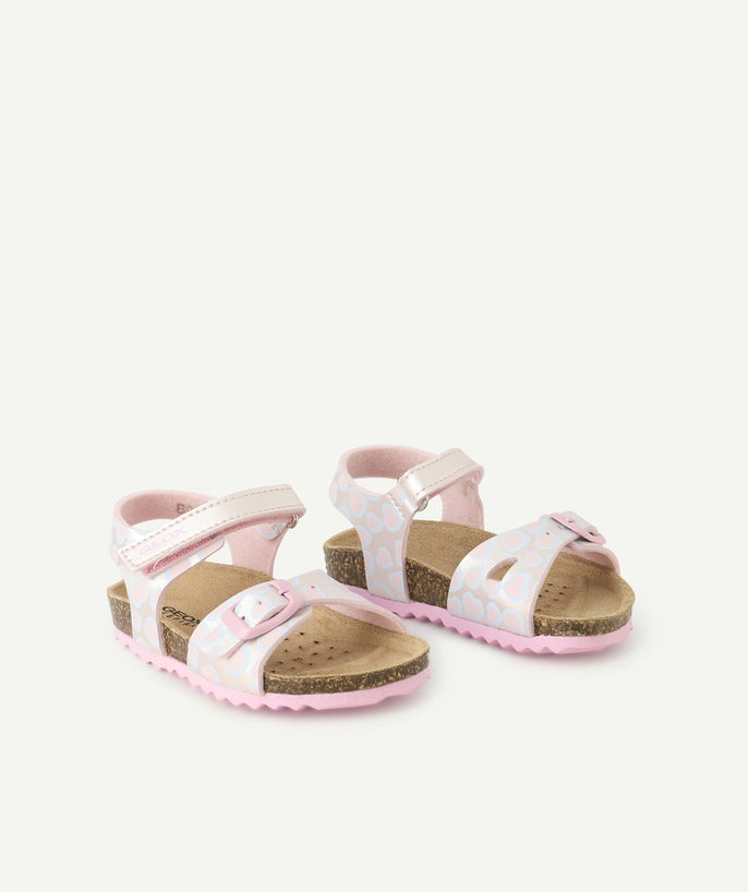 New collection Tao Categories - open sandals baby girl chalki iridescent pink