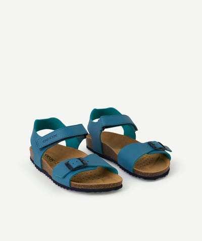 Shoes, booties Tao Categories - boy's open sandals ghita scratch blue