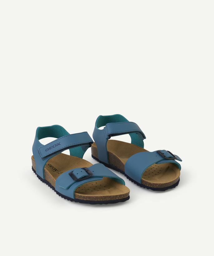 Sandals - moccasins Tao Categories - boy's open sandals ghita scratch blue