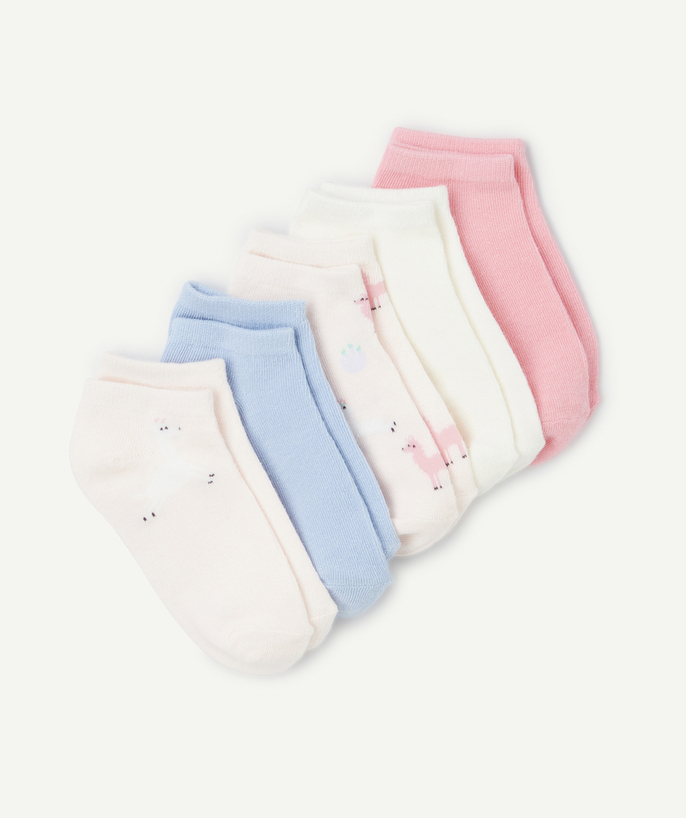 Ropa interior Categorías TAO - pack de 5 pares de calcetines de animales para niña