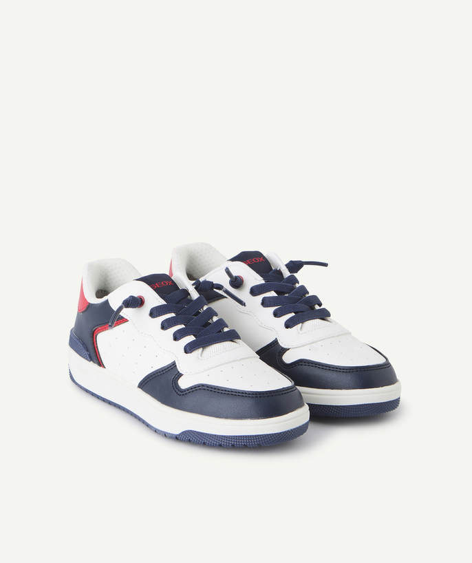 Brands Tao Categories - washiba boy lace-up sneakers blue red and white