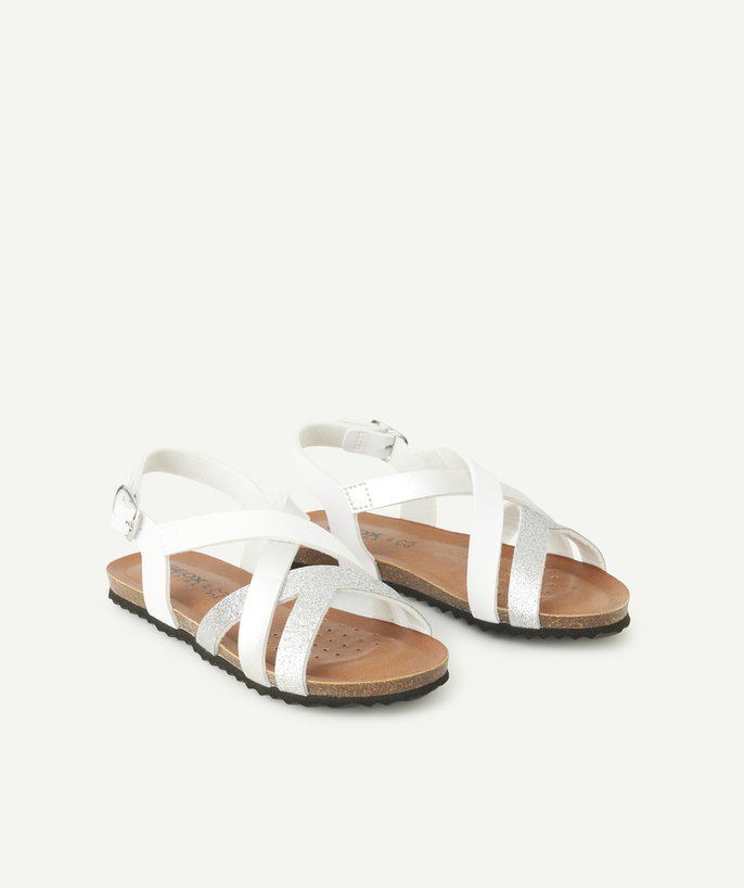 Schoenen, slofjes Tao Categorieën - chilene zilveren open sandalen voor meisjes