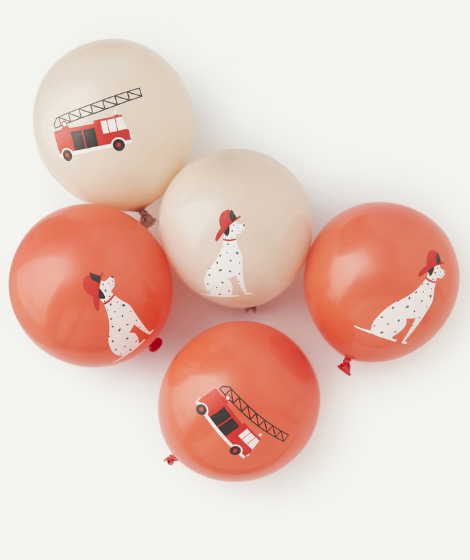 MY LITTLE DAY ® Categories Tao - 5 BALLONS THÈME POMPIERS