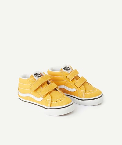Zapatos, pantuflas Categorías TAO - ski8-mid zapatillas altas para bebé con cierre de velcro, amarillo