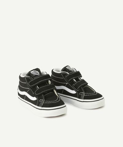 Zapatos, pantuflas Categorías TAO - zapatillas de caña alta td sk8-hi en blanco y negro para bebé con cierre de velcro