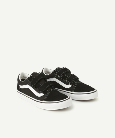 Shoes, booties Tao Categories - black and white children's low-top scratch sneakers old skool v