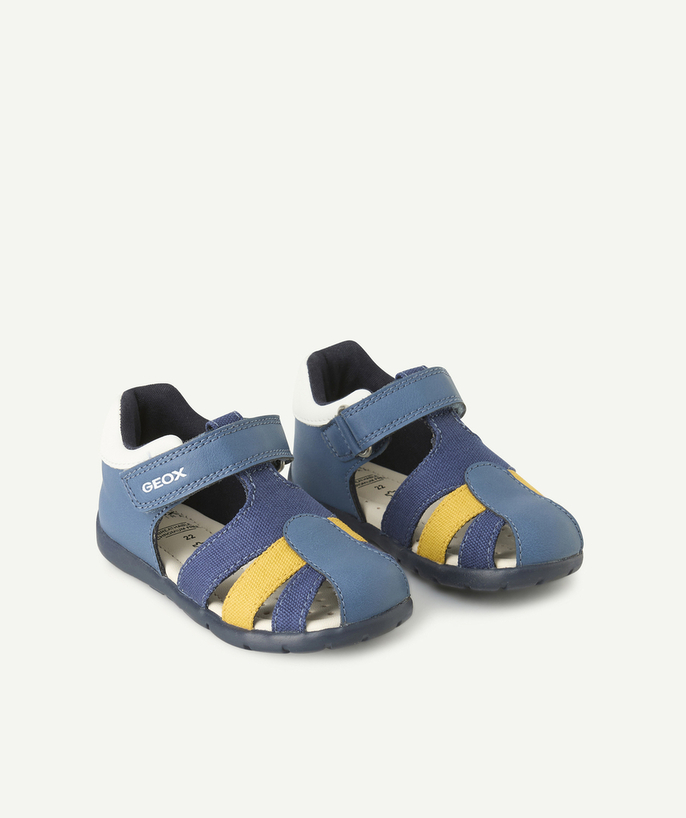 Nueva Colección Categorías TAO - amarillo y azul elthan bebé niño sandalias cerradas con cierre de velcro