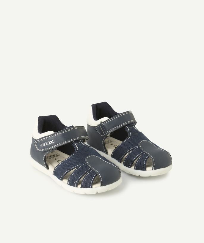 GEOX ® Categorías TAO - sandalias azules elthan bebé niño cerradas con velcro