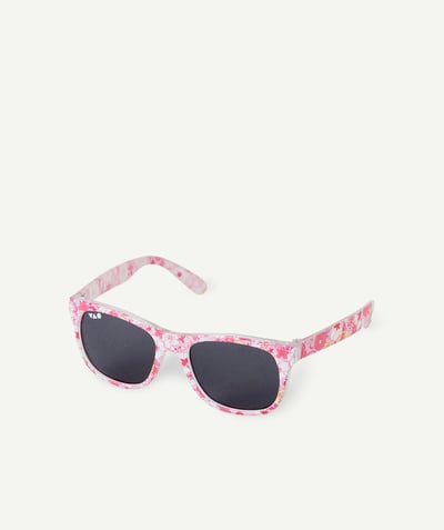 Accessoires Categories Tao - lunettes de soleil bébé fille roses et imprimées fleurs