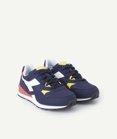 Boy Tao Categories - N.92 GS BOYS' TRAINERS IN BLUE YELLOW RED AND WHITE