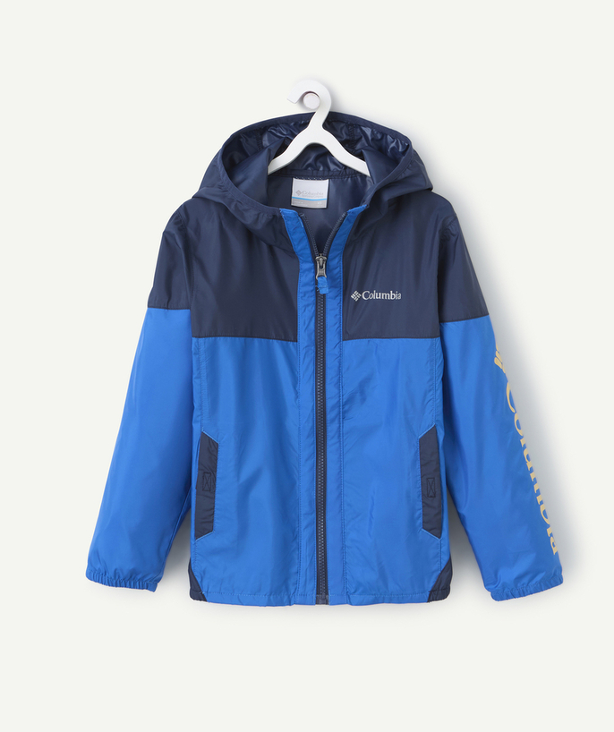 Coat - Padded jacket - Jacket Tao Categories - COUPE-VENT FLASH CHALLENGER BLEU ET JAUNE