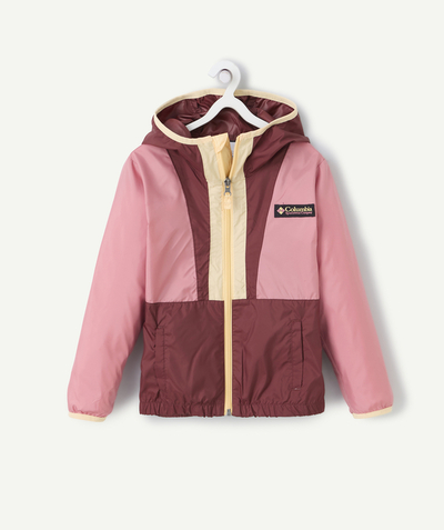 Coat - Padded jacket - Jacket Tao Categories - COUPE-VENT À CAPUCHE BACK BOWL ROUGE ET CORAIL