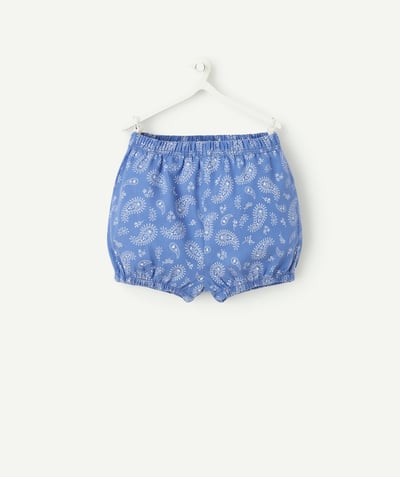Pantalones cortos - Falda Categorías TAO - short bebé niña bloomer en viscosa estampado cachemira