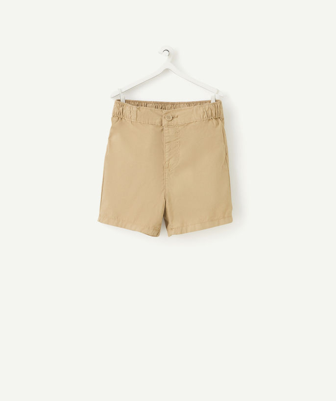 New collection Tao Categories - baby boy straight shorts beige
