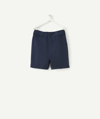 Baby jongen Tao Categorieën - rechte marineblauwe short voor babyjongens