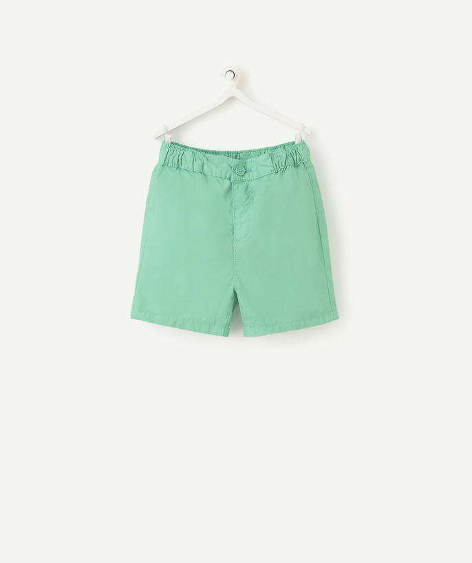 New collection Tao Categories - baby boy straight shorts green