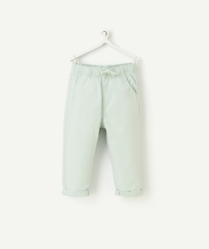 Kleding Tao Categorieën - rechte relax broek mint voor babyjongens
