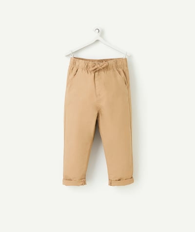Trousers Tao Categories - baby boy relax pants color beige