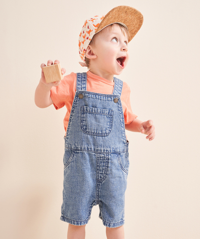 Special Occasion Collection Tao Categories - baby boy dungarees in low impact denim