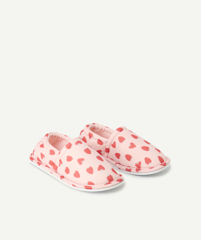 Zapatillas de casa Categorías TAO - zapatillas de niña con estampado de fresas rosas