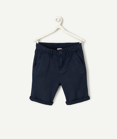 New In Tao Categories - shorts chino garçon bleu marine
