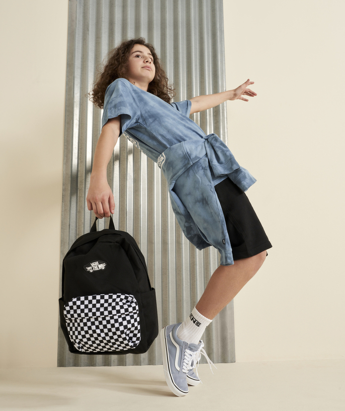 Acessories Tao Categories - OLD SKOOL GROM BACKPACK WITH BLACK AND WHITE CHECKERBOARD