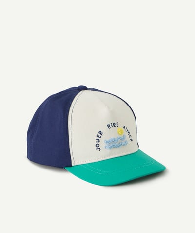 Baby boy Tao Categories - colorful baby boy cap with embossed pattern