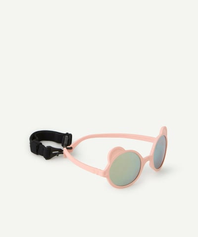Nouvelle collection Categories Tao - lunettes de soleil bébé fille forme ourson couleur pêche