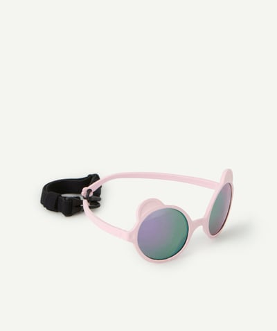 Accessoires Categories Tao - lunettes de soleil bébé fille forme ourson roses
