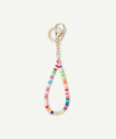 Accessories Tao Categories - girl's key ring with colored beads